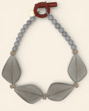 Collana in resina e vetro