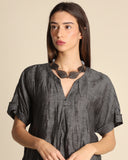 Collana in resina e vetro