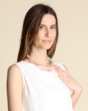 Collana in vetro e resina