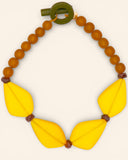 Collana in resina e vetro
