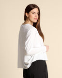 Cardigan in jersey di cotone