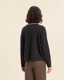 Cardigan in jersey di misto cotone