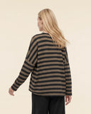 Cardigan in jersey di misto cotone