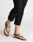 Sandali bassi in pelle