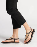 Sandali bassi in pelle