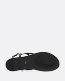 Sandali bassi in pelle