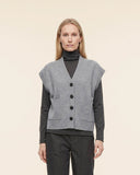 Gilet in lana e cashmere