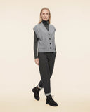 Gilet in lana e cashmere