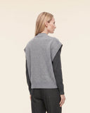 Gilet in lana e cashmere