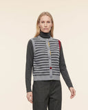 Gilet in lana e cashmere