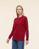 Cardigan in lana merinos extrafine