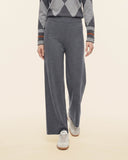Pantaloni in misto lana merinos