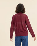 Maglia a polo in lana merinos