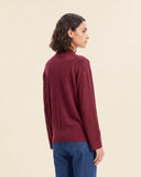Maglia a polo in lana merinos