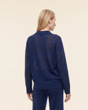 Maglia a polo in lana merinos