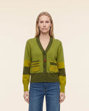Cardigan in lana merinos extrafine