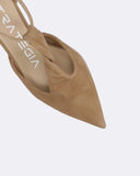 Decolleté in pelle scamosciata