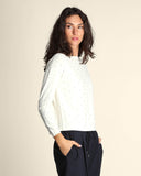 Maglia con micro borchie