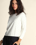 Maglia con micro borchie