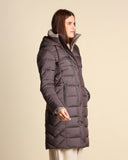 Piumino con cappuccio