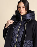 Cappotto imbottito con cappuccio