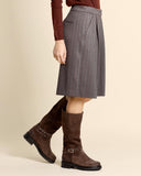 Bermuda gessati in jersey