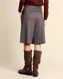 Bermuda gessati in jersey