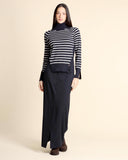 Maglia dolcevita a righe