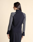 Maglia dolcevita a righe