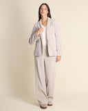 Giacca in jersey di velluto a coste