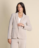 Giacca in jersey di velluto a coste