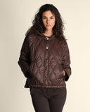 Piumino con cappuccio