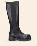 Stivali in pelle con elastici