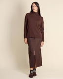 Gonna midi con spacchi