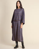 Abito in twill di viscosa