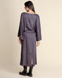 Abito in twill di viscosa