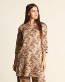 Abito jacquard in jersey