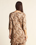 Abito jacquard in jersey