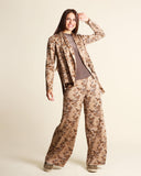 Pantaloni ijacquard in jersey