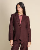 Giacca in misto lana e viscosa