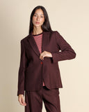 Giacca in misto lana e viscosa