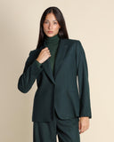 Giacca in misto lana e viscosa