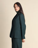 Giacca in misto lana e viscosa