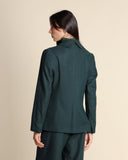 Giacca in misto lana e viscosa