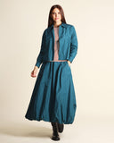 Gonna lunga in taffetà