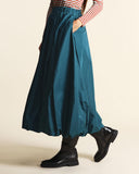 Gonna lunga in taffetà