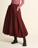 Gonna lunga in taffetà