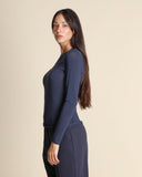 Maglia in jersey di modal e cashmere