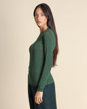 Modal and cashmere jersey sweater