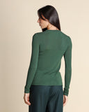 Modal and cashmere jersey sweater
